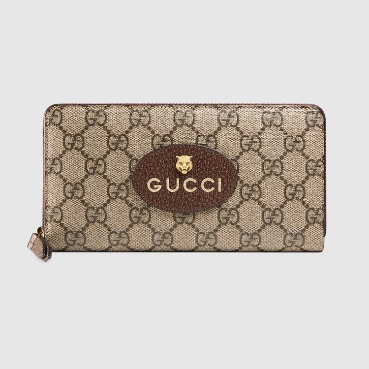 473953.K9GOT.8861.001.100.0030.Light Neo Vintage GG Supreme zip around wallet